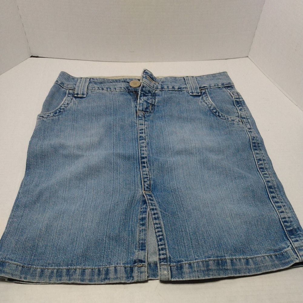 Hydraulic jeans Size 5/6 Jean Skirt Distressed skirt 90s Y2K...